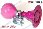 ВЕЛО ЗВЪНЕЦ /ТРОМБА/ BYOX LD-H10 РОЗОВА МЕТАЛНА